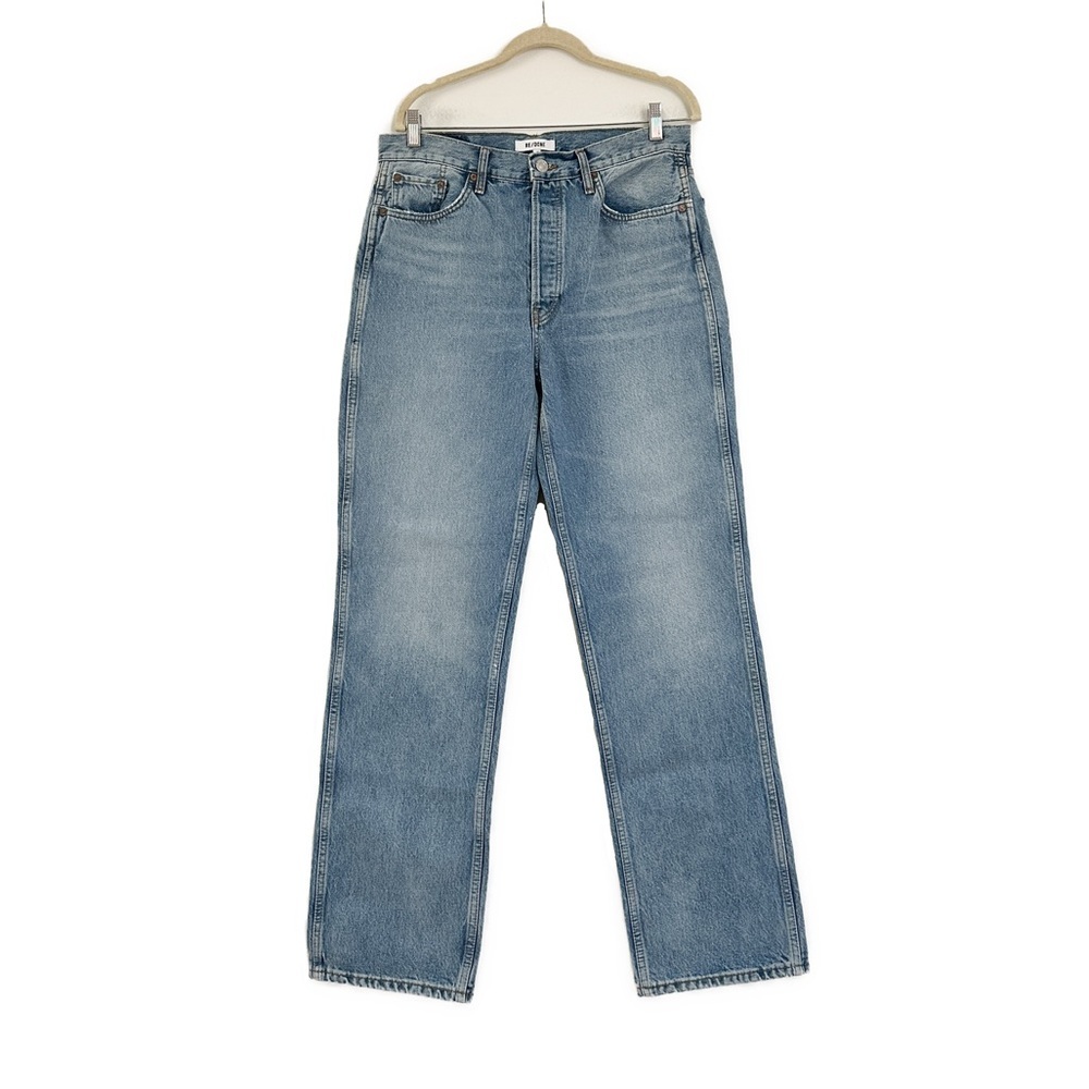 NEW Re/Done 90s High Rise Loose Jeans 60s Fade Size 30 - Picture 4 of 5